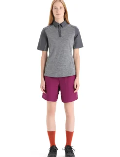Damen Icebreaker Kurzarmshirts^Merino Hike Kurzarmshirt Damen