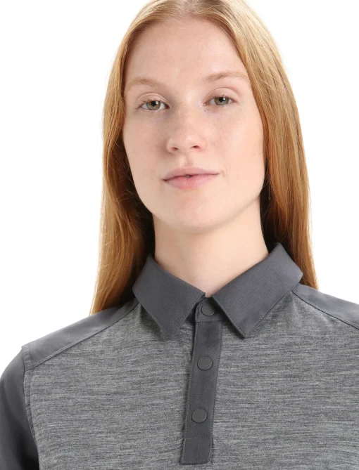 Damen Icebreaker Kurzarmshirts^Merino Hike Kurzarmshirt Damen