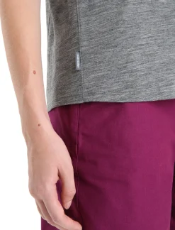 Damen Icebreaker Kurzarmshirts^Merino Hike Kurzarmshirt Damen