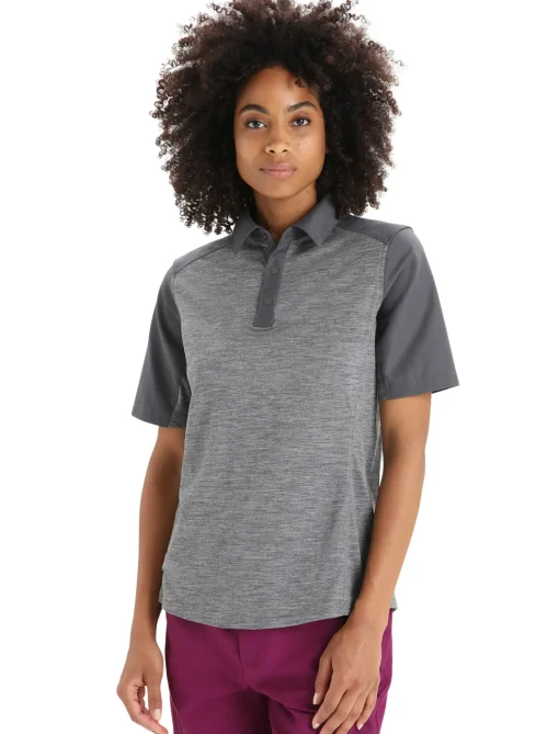 Damen Icebreaker Kurzarmshirts^Merino Hike Kurzarmshirt Damen