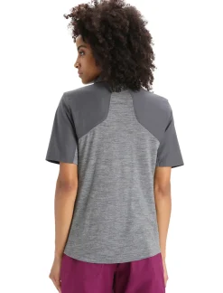 Damen Icebreaker Kurzarmshirts^Merino Hike Kurzarmshirt Damen