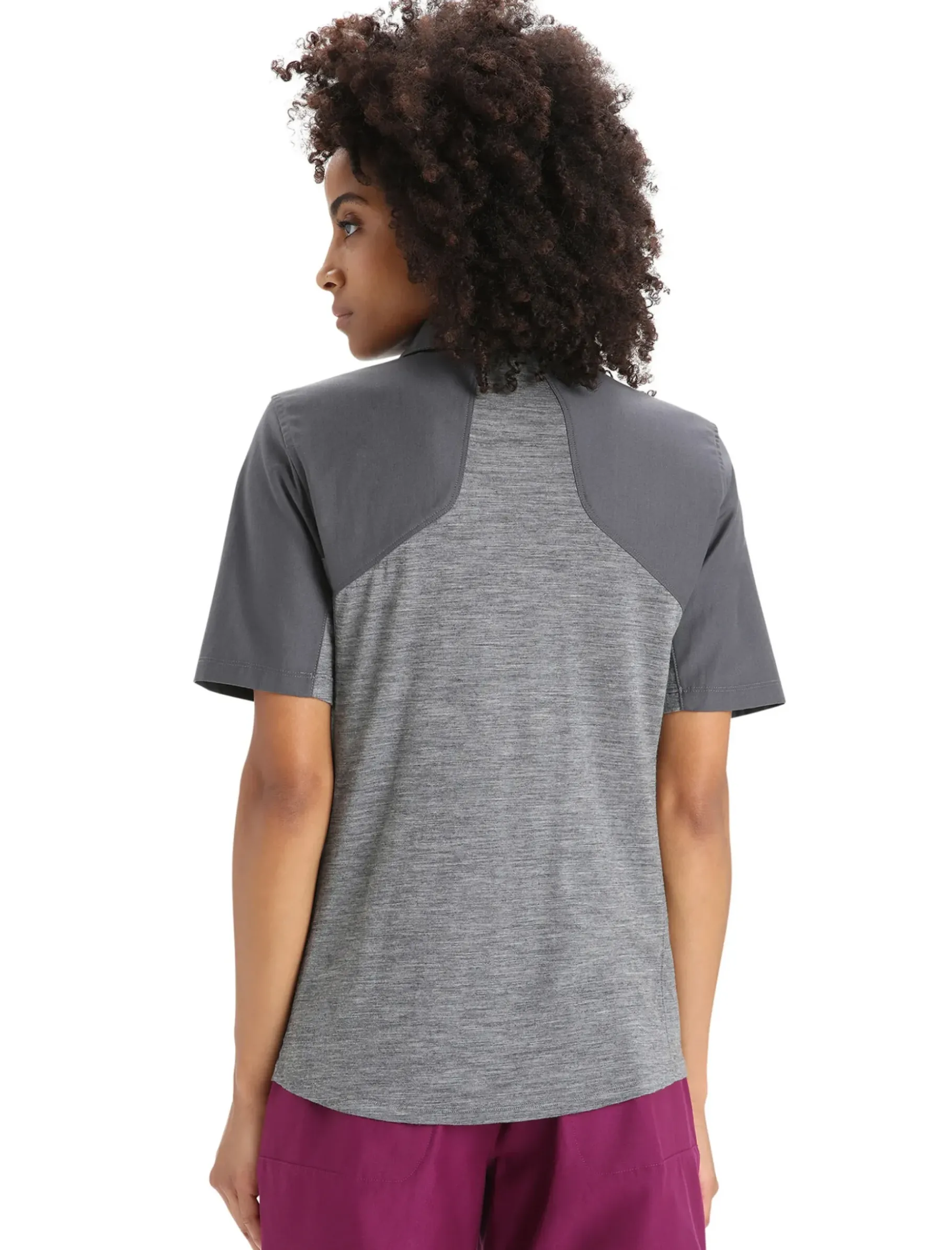 Damen Icebreaker Kurzarmshirts^Merino Hike Kurzarmshirt Damen