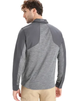 Herren Icebreaker Langärmlige Oberteile^Merino Hike Langarmshirt Herren