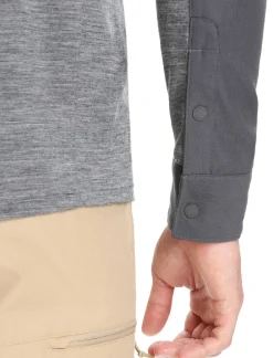 Herren Icebreaker Langärmlige Oberteile^Merino Hike Langarmshirt Herren