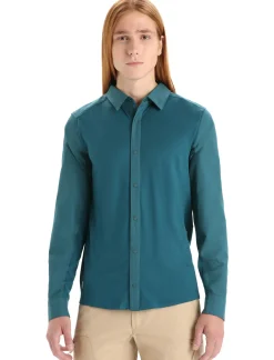 Herren Icebreaker Langärmlige Oberteile^Merino Hike Langarmshirt Herren