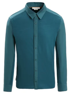 Herren Icebreaker Langärmlige Oberteile^Merino Hike Langarmshirt Herren
