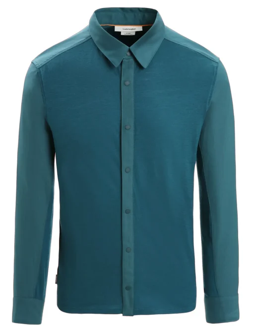 Herren Icebreaker Langärmlige Oberteile^Merino Hike Langarmshirt Herren