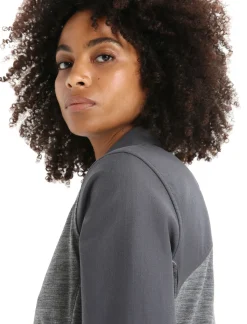 Damen Icebreaker Langärmlige Oberteile^Merino Hike Langarmshirt Damen