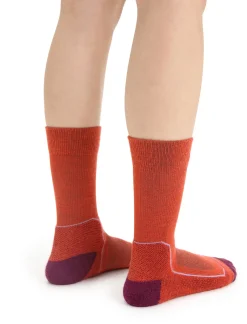 Damen Icebreaker Socken^Merino Hike+ Light Socken Crew Damen