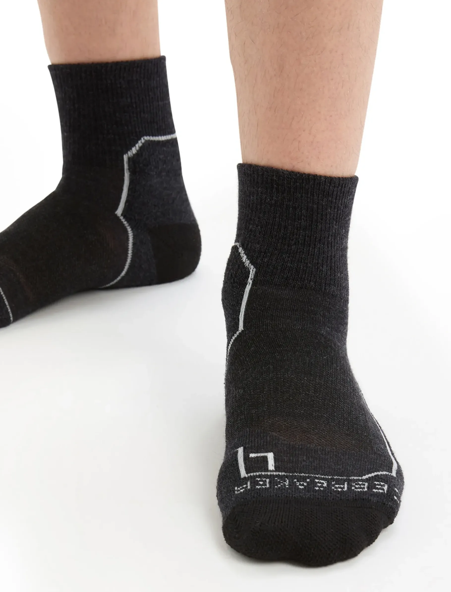 Herren Icebreaker Socken^Merino Hike+ Light Socken Mini Herren