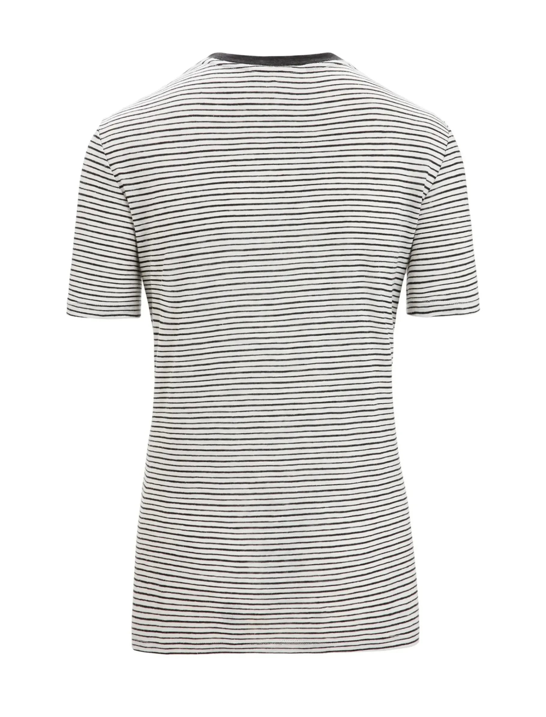 Damen Icebreaker Kurzarmshirts^Merino Leinen T-Shirt Stripe Damen