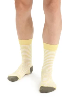 Herren Icebreaker Socken^Merino Lifestyle Feinstricksocken Crew Stripe Herren