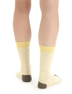Herren Icebreaker Socken^Merino Lifestyle Feinstricksocken Crew Stripe Herren