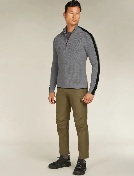 Herren Icebreaker Strickwaren^Merino Lodge Half-Zip-Pullover Herren
