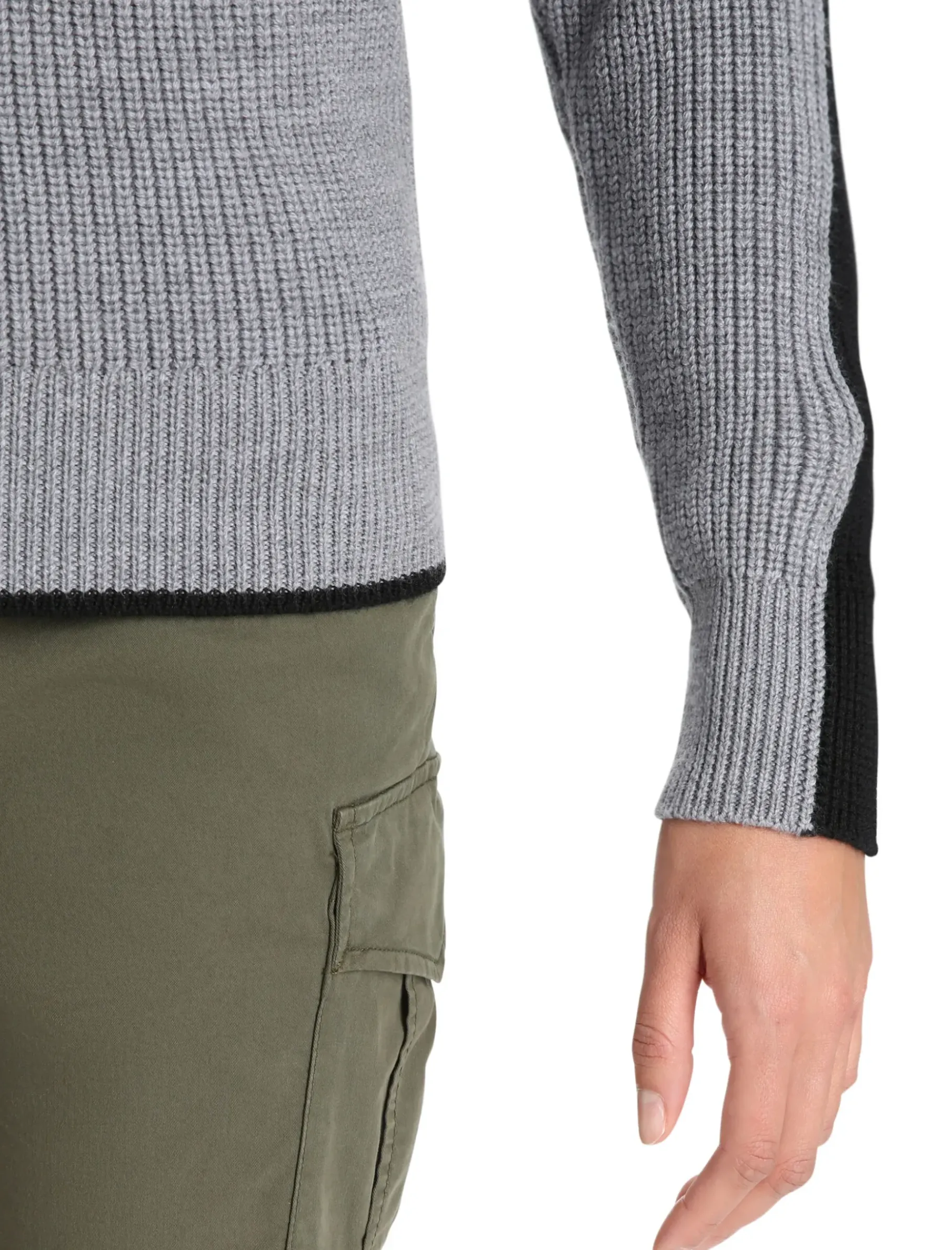 Damen Icebreaker Strickwaren^Merino Lodge Half-Zip-Pullover Damen