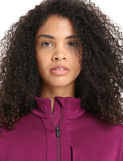 Damen Icebreaker Sweatshirts & Hoodies^Merino Quantum Iii Zip-Jacke Damen