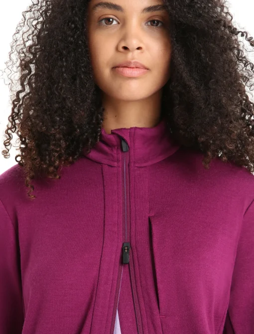 Damen Icebreaker Sweatshirts & Hoodies^Merino Quantum Iii Zip-Jacke Damen