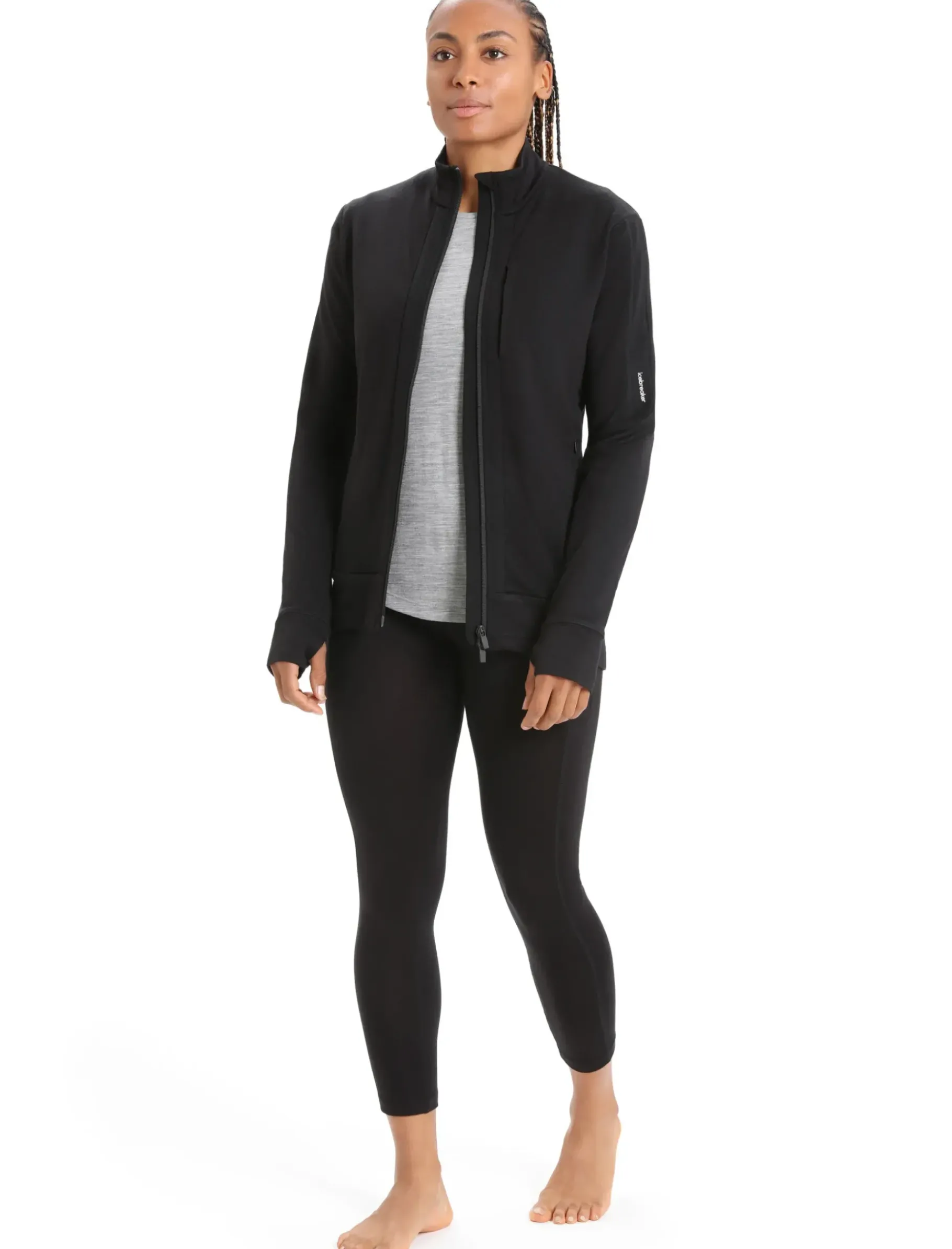 Damen Icebreaker Sweatshirts & Hoodies^Merino Quantum Iii Zip-Jacke Damen