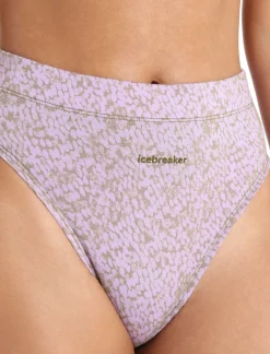 Damen Icebreaker Unterwäsche & Bhs^Merino Queens High Cut Slip Damen