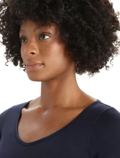 Damen Icebreaker Unterwäsche & Bhs^Merino Siren Kurzarmshirt Sweetheart Damen