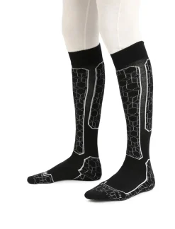 Herren Icebreaker Socken^Merino Ski+ Medium Skistrumpfe Alpine Geo Herren