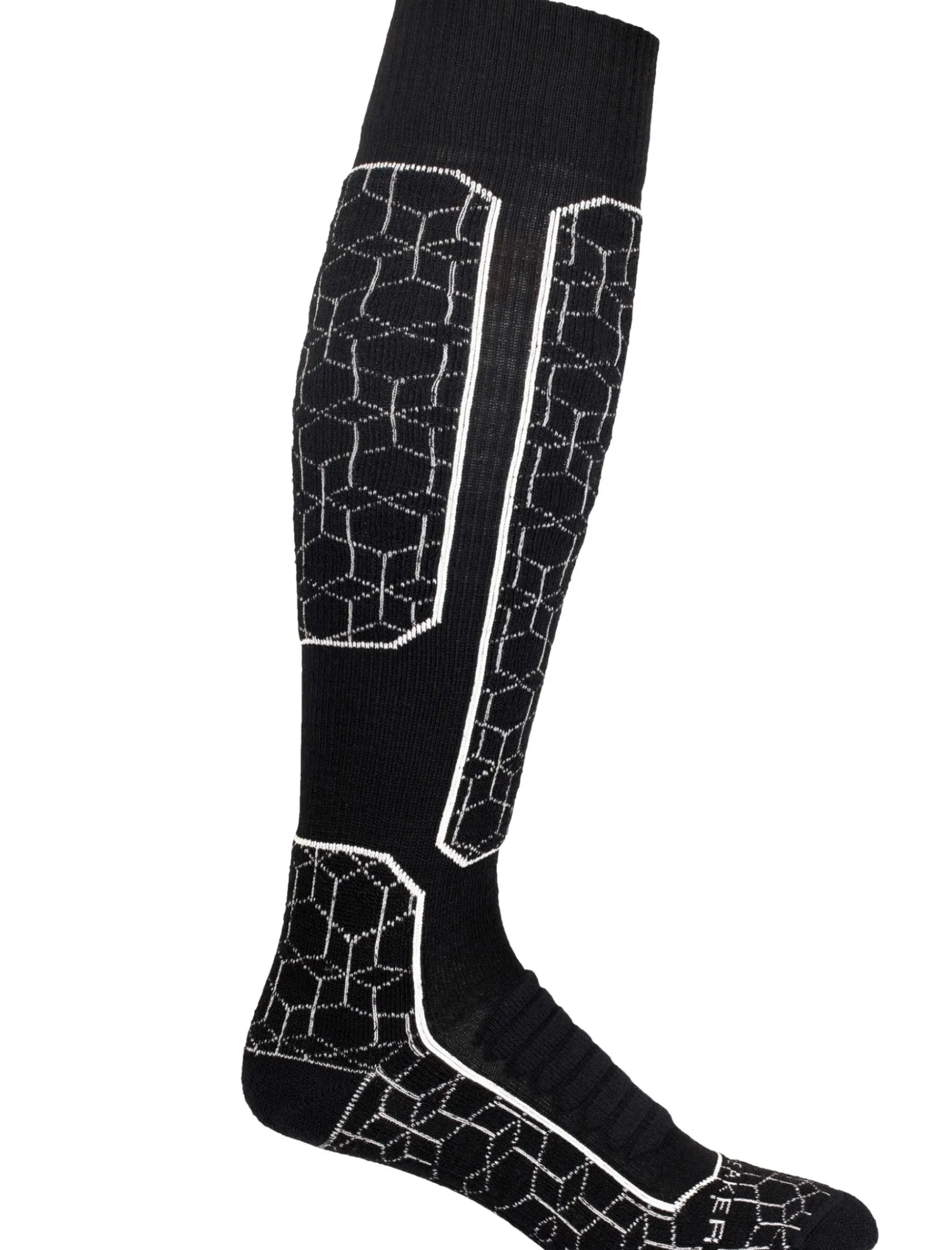 Herren Icebreaker Socken^Merino Ski+ Medium Skistrumpfe Alpine Geo Herren