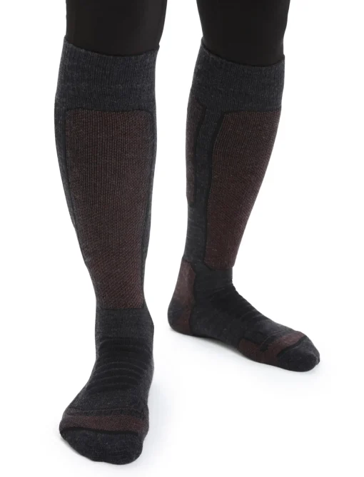 Damen Icebreaker Socken^Merino Ski+ Medium Skistrumpfe Damen