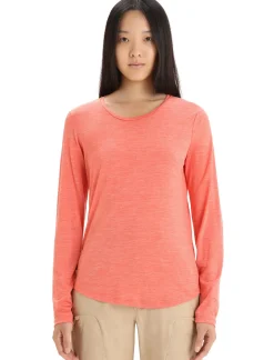 Damen Icebreaker Langärmlige Oberteile^Merino Sphere Ii Langarmshirt Damen