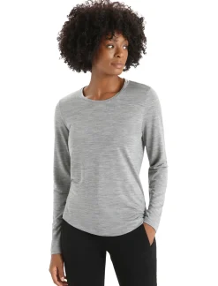 Damen Icebreaker Langärmlige Oberteile^Merino Sphere Ii Langarmshirt Damen