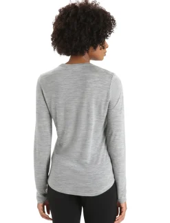 Damen Icebreaker Langärmlige Oberteile^Merino Sphere Ii Langarmshirt Damen