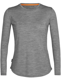 Damen Icebreaker Langärmlige Oberteile^Merino Sphere Ii Langarmshirt Damen