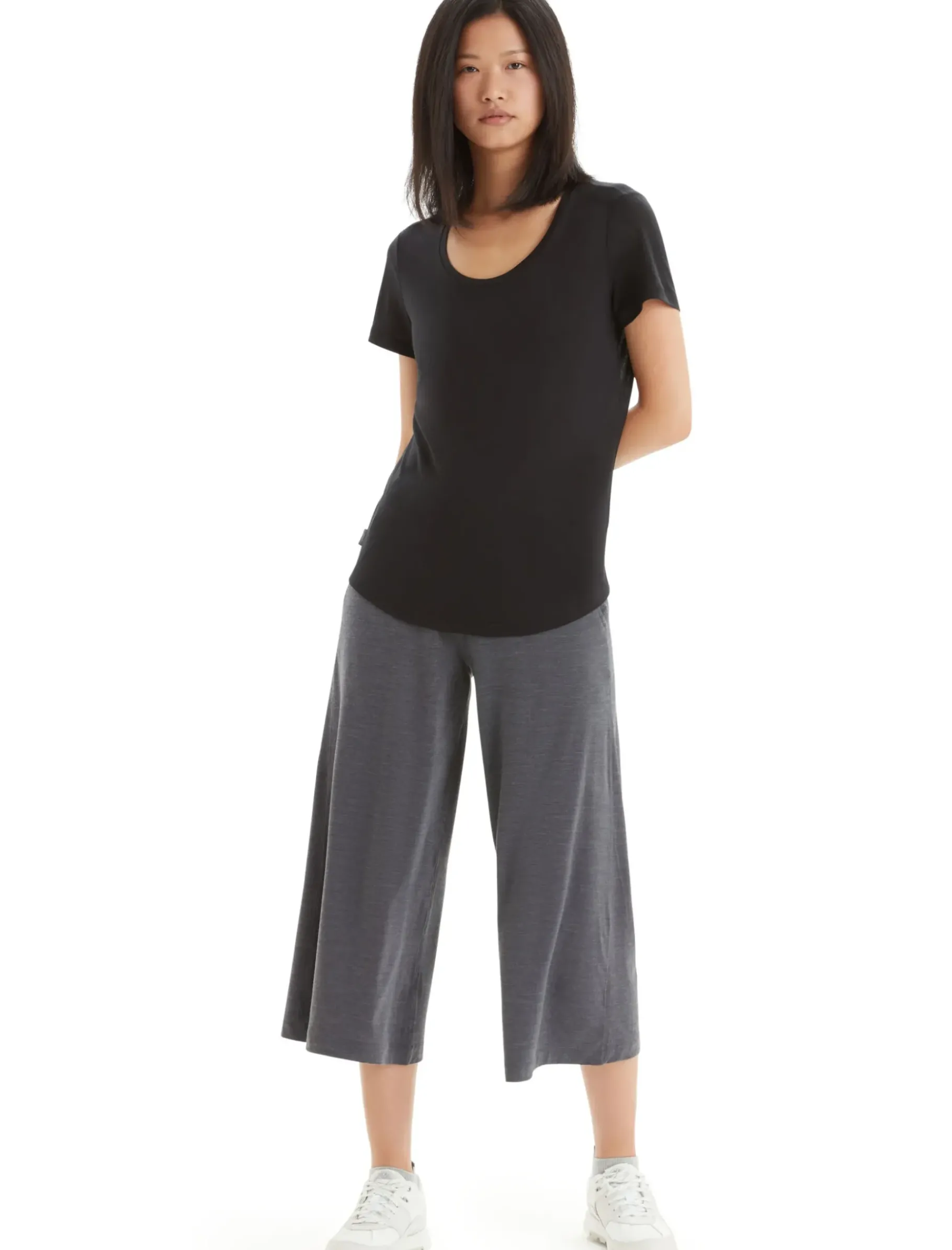 Damen Icebreaker Kurzarmshirts^Merino Sphere Ii T-Shirt Mit U-Ausschnitt Damen