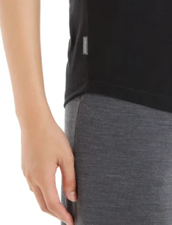 Damen Icebreaker Kurzarmshirts^Merino Sphere Ii T-Shirt Mit U-Ausschnitt Damen