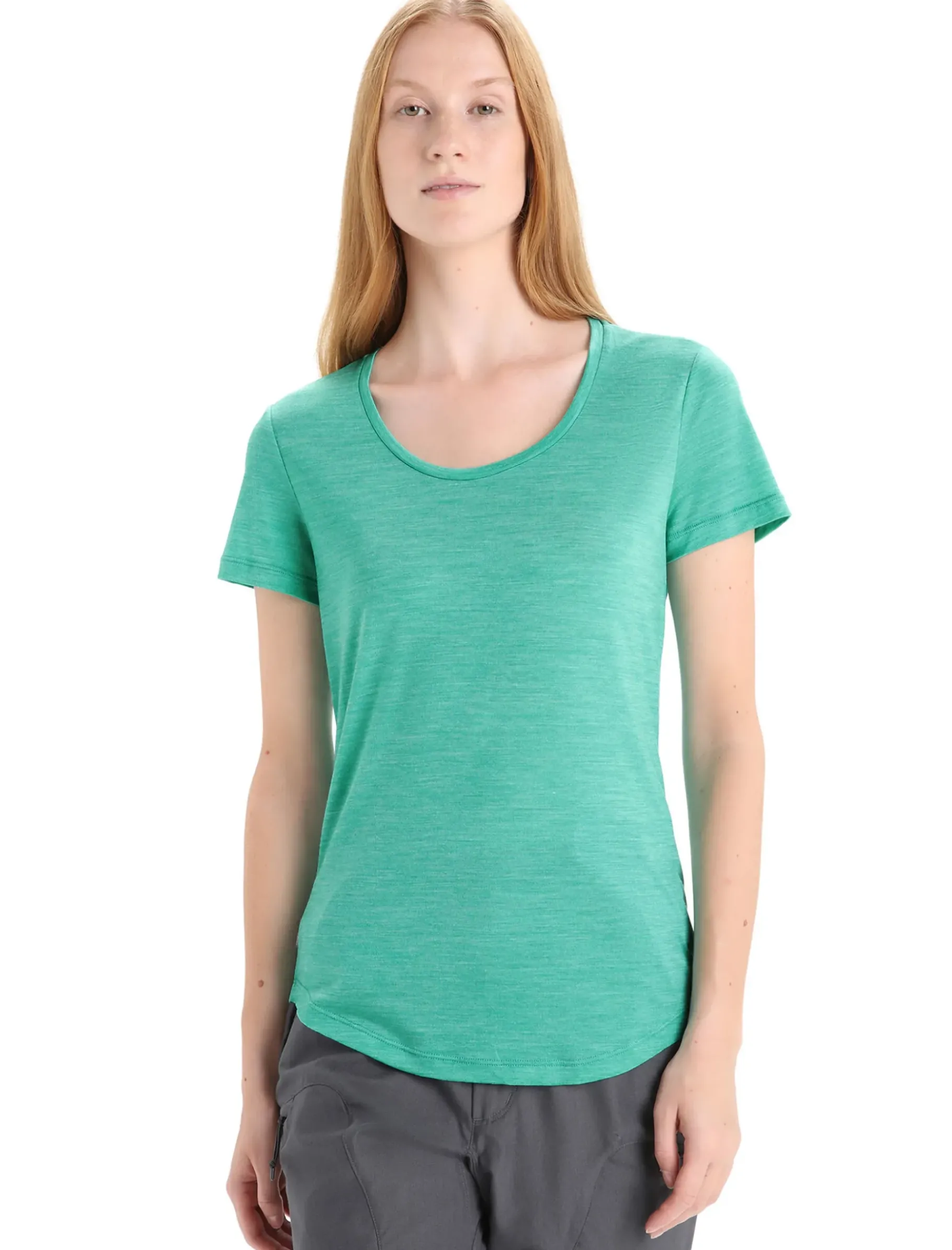 Damen Icebreaker Kurzarmshirts^Merino Sphere Ii T-Shirt Mit U-Ausschnitt Damen