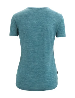 Damen Icebreaker Kurzarmshirts^Merino Sphere Ii T-Shirt Trail Damen