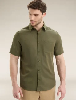 Herren Icebreaker Kurzarmshirts^Merino Steveston Kurzarmhemd Herren