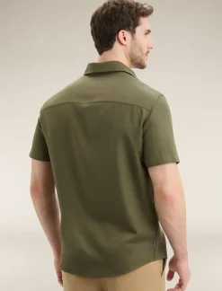 Herren Icebreaker Kurzarmshirts^Merino Steveston Kurzarmhemd Herren