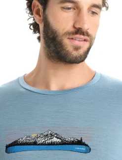 Herren Icebreaker Langärmlige Oberteile^Merino Tech Lite Ii Langarmshirt Ski Fields Herren