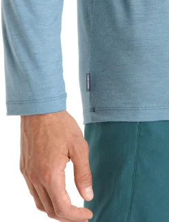 Herren Icebreaker Langärmlige Oberteile^Merino Tech Lite Ii Langarmshirt Ski Fields Herren