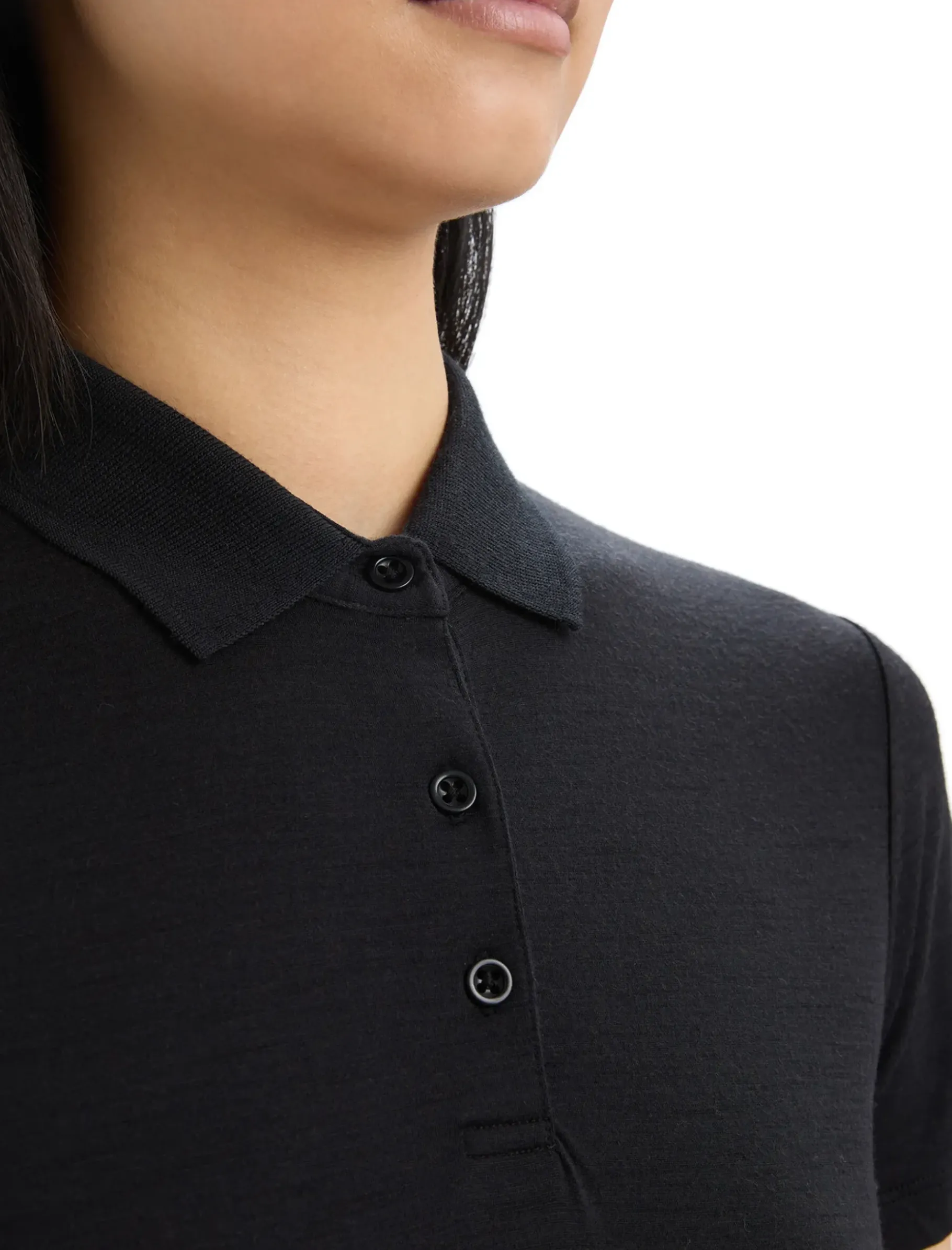 Damen Icebreaker Kurzarmshirts^Merino Tech Lite Ii Polohemd Damen
