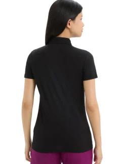 Damen Icebreaker Kurzarmshirts^Merino Tech Lite Ii Polohemd Damen