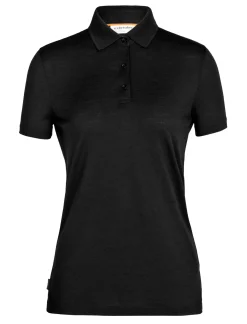 Damen Icebreaker Kurzarmshirts^Merino Tech Lite Ii Polohemd Damen