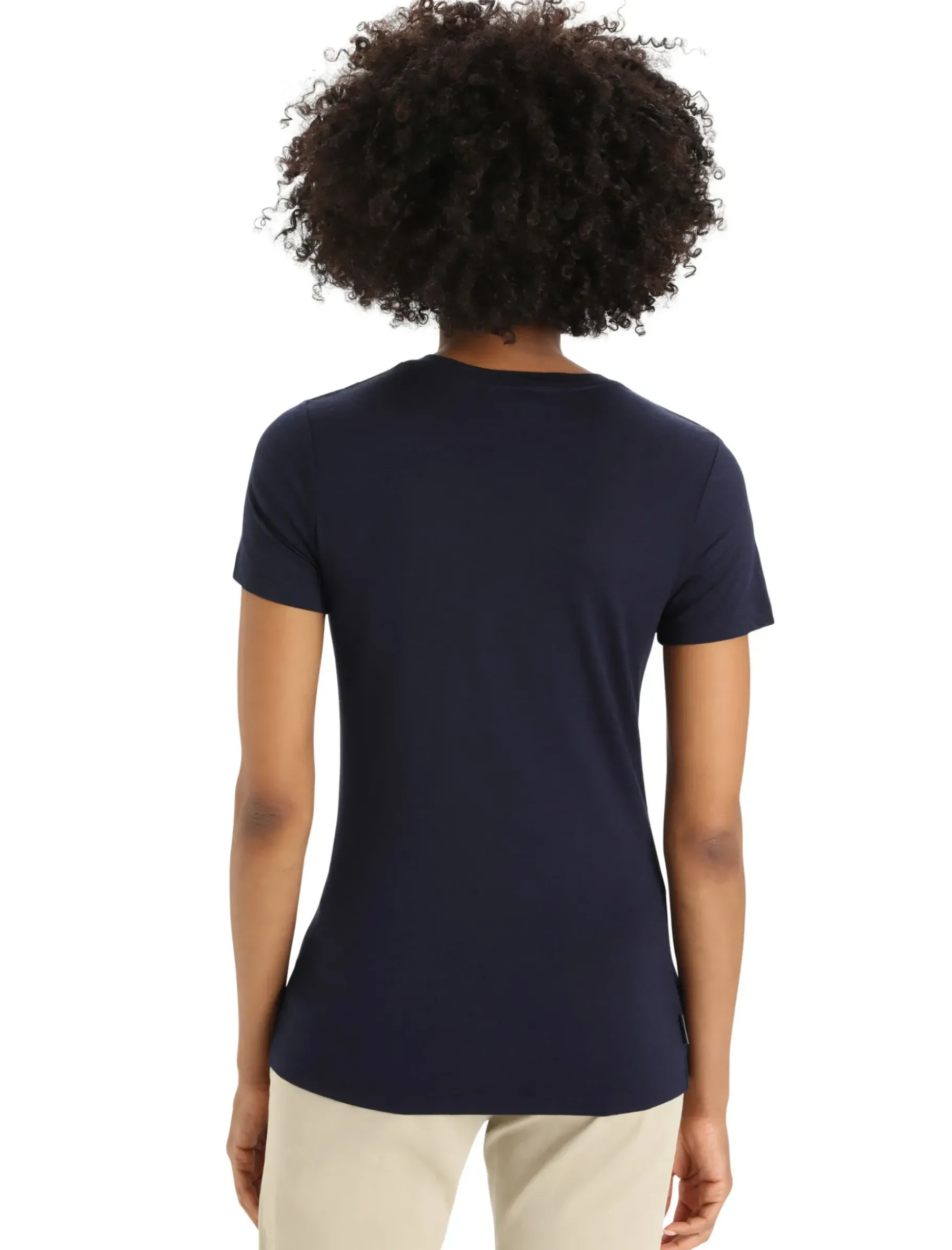 Damen Icebreaker Kurzarmshirts^Merino Tech Lite Ii T-Shirt Ski Stripes Damen