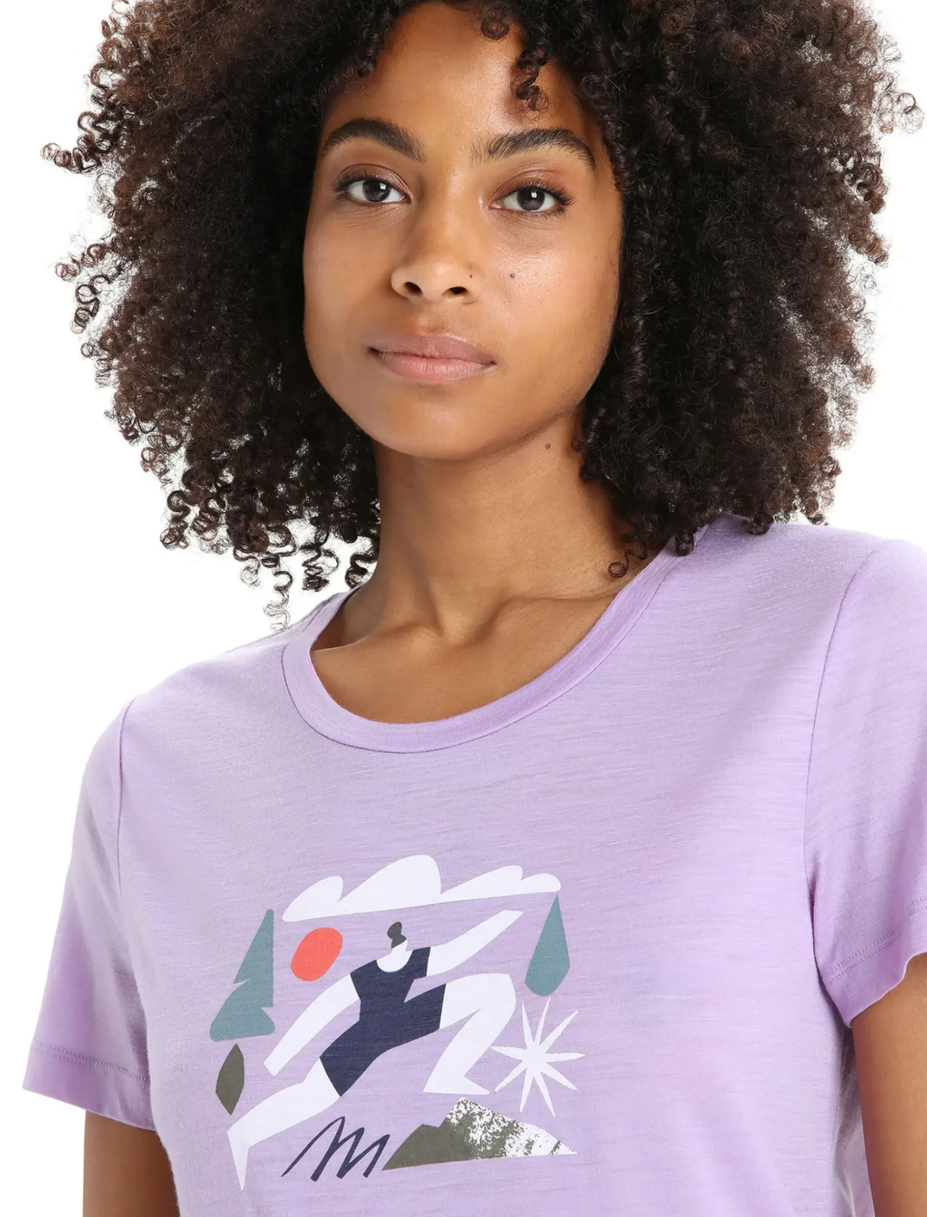 Damen Icebreaker Kurzarmshirts^Merino Tech Lite Ii T-Shirt Spring Run Damen