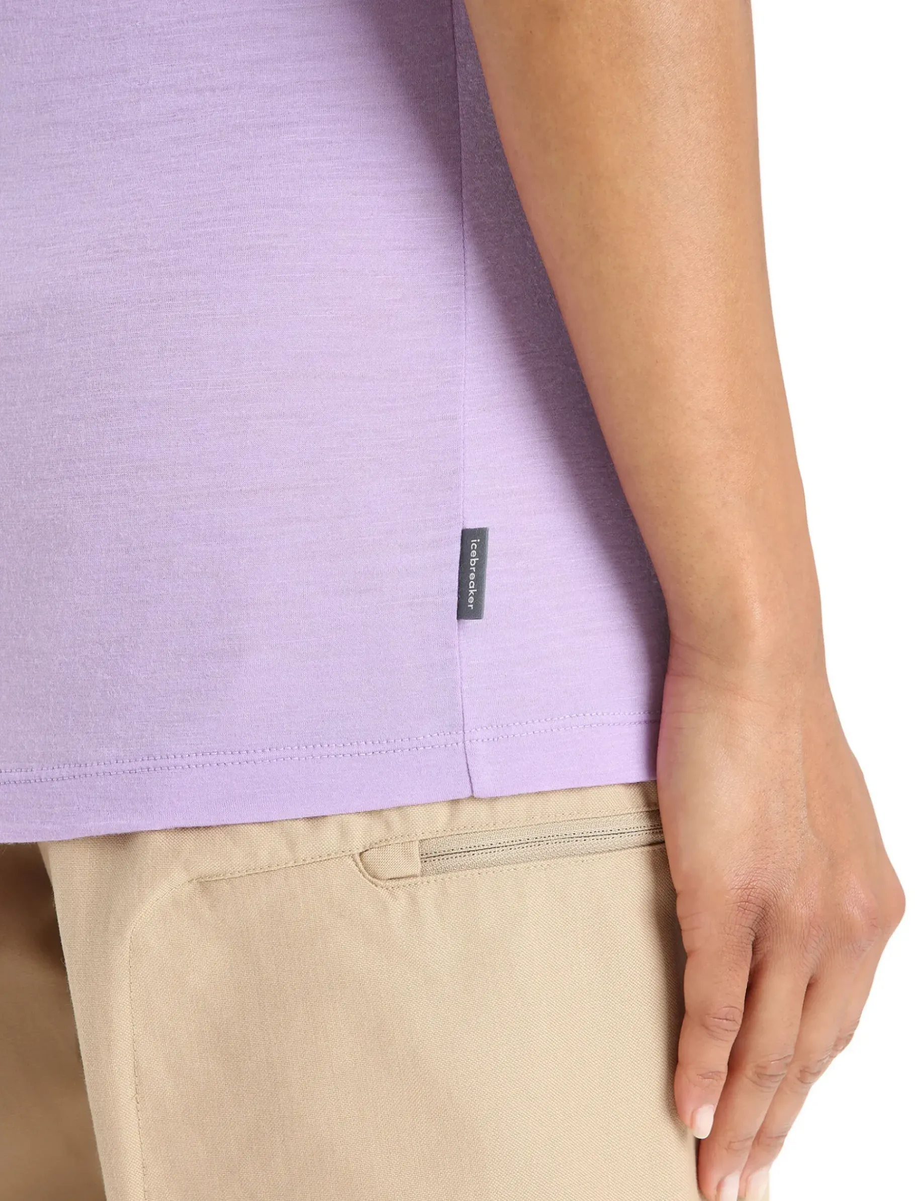 Damen Icebreaker Kurzarmshirts^Merino Tech Lite Ii T-Shirt Spring Run Damen