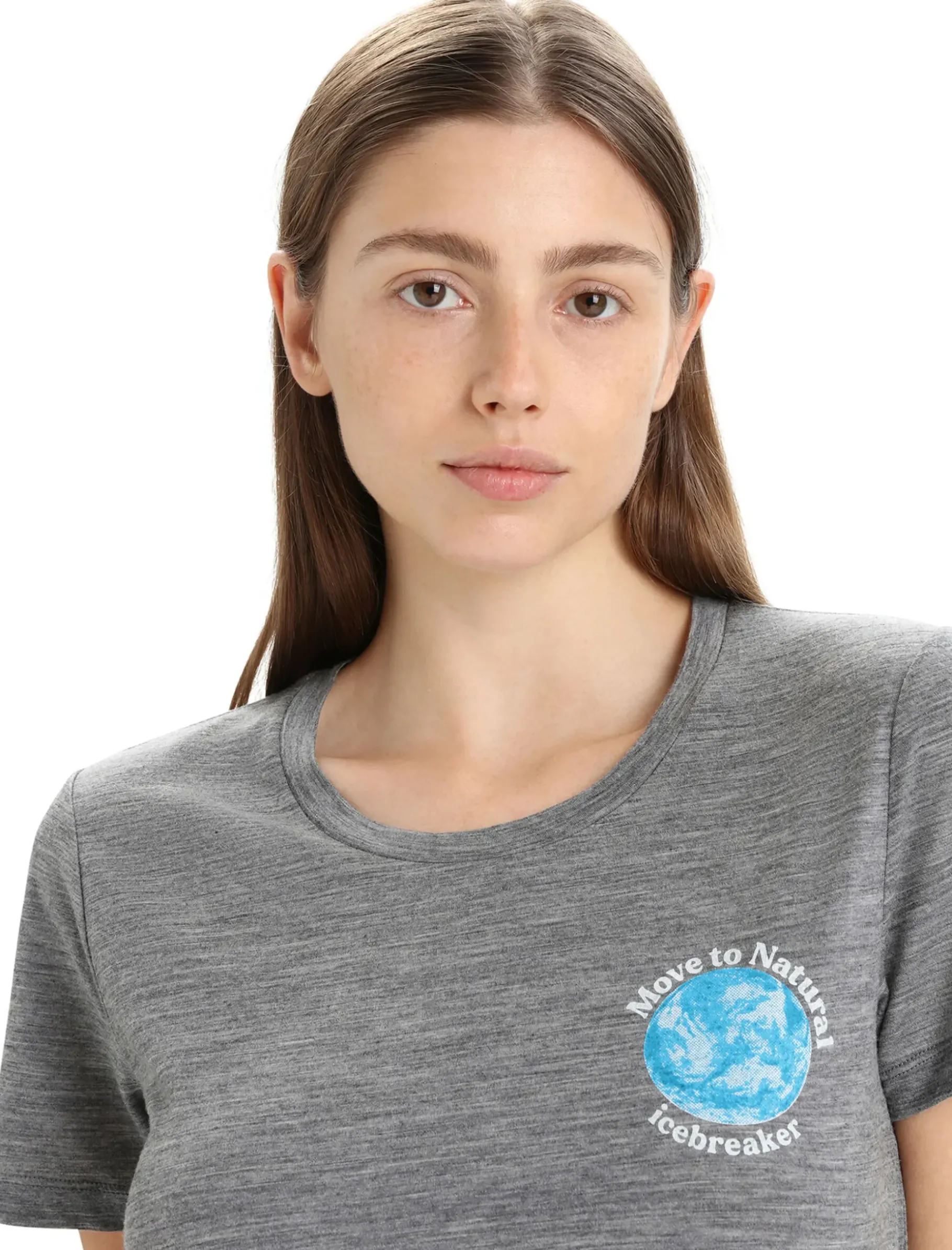 Damen Icebreaker Kurzarmshirts^Merino Tech Lite Ii T-Shirt Earth Damen