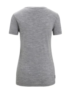 Damen Icebreaker Kurzarmshirts^Merino Tech Lite Ii T-Shirt Earth Damen