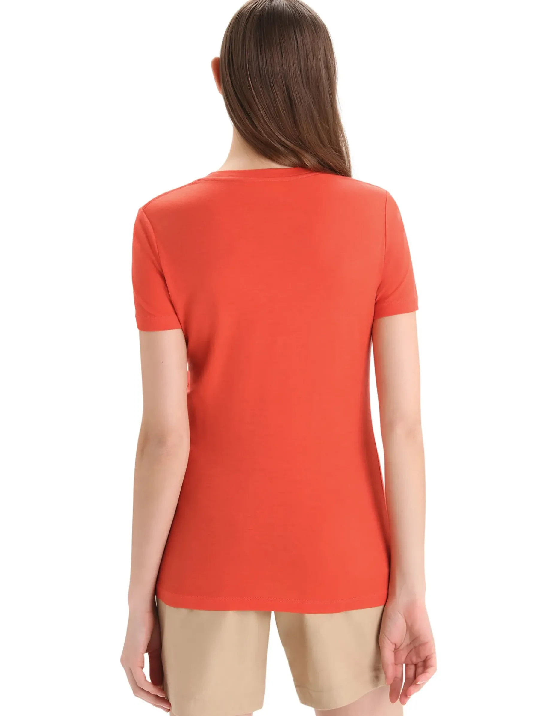 Damen Icebreaker Kurzarmshirts^Merino Tech Lite Ii T-Shirt Mit U-Ausschnitt Swarming Shapes Damen