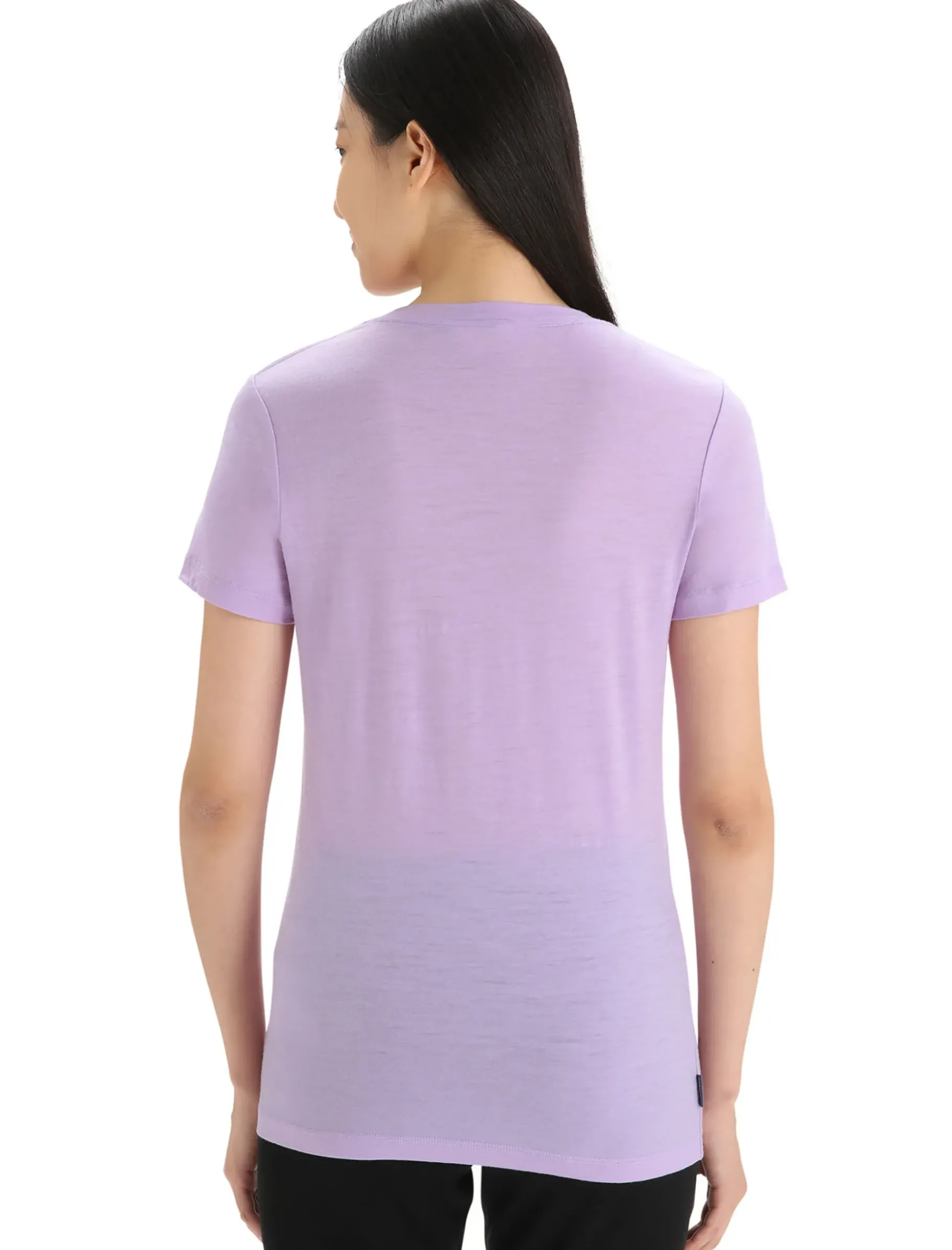 Damen Icebreaker Kurzarmshirts^Merino Tech Lite Ii T-Shirt Mit U-Ausschnitt Fresh Growth Damen