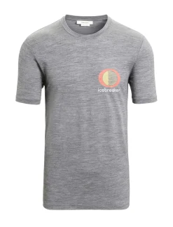 Herren Icebreaker Kurzarmshirts^Merino Tech Lite Ii T-Shirt Spring Glow Herren